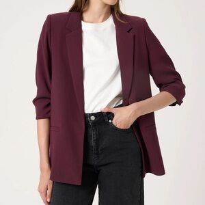 Jules & Leopold Deep Burgundy Blazer